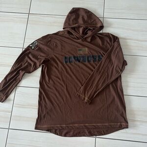 Authentic Dallas Cowboys long sleeve Tshirt szXL NFL hoodie Salute to Service